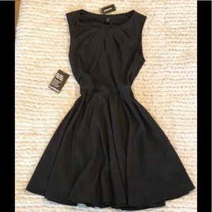 Black fir & flare dress